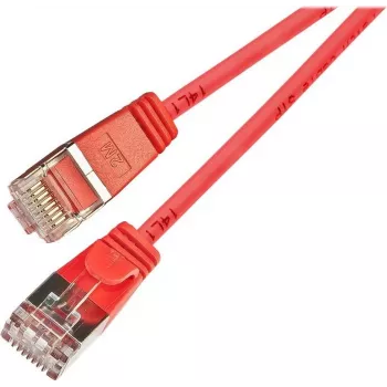 Wirewin Triotronik PKW-LIGHT-STP-K6 0,15 RT - Cat6 F/FTP patch kabel, RJ45, rdeč, 0,15m