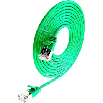 Wirewin Triotronik PKW-LIGHT-STP-K6 0,5 GN Cat6 oklopljen Ethernet patch kabel, vtič RJ-45 na vtič, 0,5 m, zelen