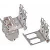 Wirewin držalo za DIN letev za 2 keystone vtičnici, kovinski keystone sistem (WKS DIN RAIL HOLDER 2)