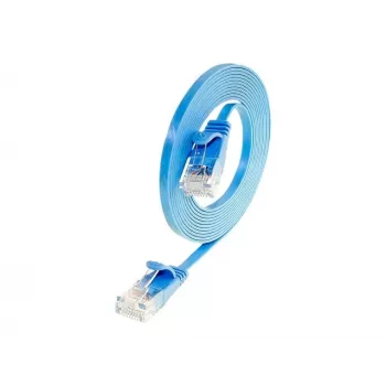 Wirewin SLIM U6 25 BL - Cat.6 slim patch kabel, U/UTP, 25 m, moder (PKW-SLIM-KAT6 25.0 BL)