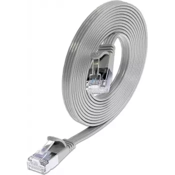 Wirewin Triotronik 0,15m Cat6 U/FTP slim ethernetni patch kabel, vtič RJ45 na vtič, siv PKW-STP-SLIM-KAT6 0.15