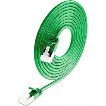 Wirewin Cat6a U/FTP slim ethernetni patch kabel, 10 Gbps, zelen, 0,15 m PKW-LIGHT-STP-K6A 0.15 GN