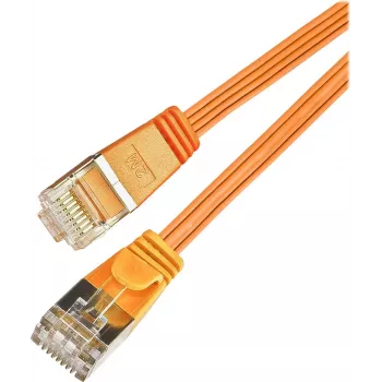 Wirewin SLIM S6 7.5 OR - Cat.6 SLIM patch kabel, STP (PIMF), 7,5 m, oranžen (PKW-STP-SLIM-KAT6 7.5 OR)