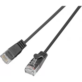 Wirewin Cat.6 SLIM-Light patch kabel U/UTP 1,5m črn PKW-LIGHT-K6 1.5 SW