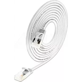 Wirewin Light patch kabel okrogel U/FTP Cat 6a bel 5,0m tanek, oklopljen, PoE, prožen tanek kabel za posebne aplikacije (PKW-LIGHT-STP-K6A 5.0 WS)