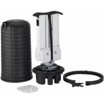 Optotec IP68 zunanja domna spojna ovojnica, največ 432 vlaken, 525mm višina, 2x oval, 8x okrogel FTTx (FOCUS-ODC2-CB)