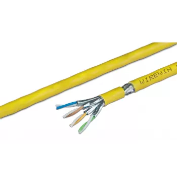 Wirewin Cat.7 surovi kabel A instalacijski kabel, S/FTP, 1200MHz, LSOH3, enožilni, optimiziran za PoE, 1000m mrežni kabel, VKW SFTP K7A L3 1000SXQ