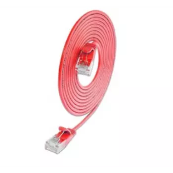 Wirewin SLIM KAT6A 10 Gigabit Light patch kabel okrogel, U/UTP, Ø 3,6 mm, rdeč (SLIM-L-UU-K6A 0.1 RD)