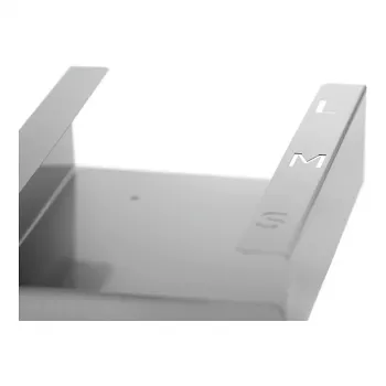 Bartscher dozirnik za rokavice K30 850025, srebrno nerjavno jeklo