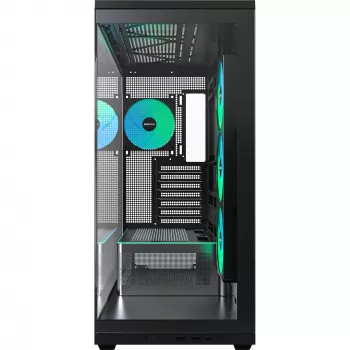 MONTECH TG3 ohišje za računalnik, Tempered Glass x2, črno