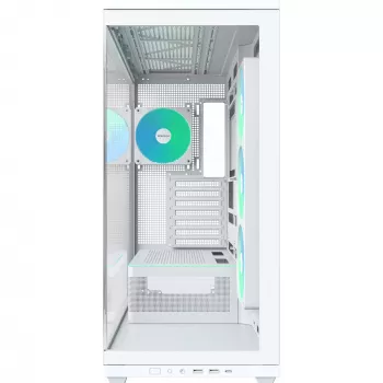 MONTECH TG3 ohišje za računalnik, Tempered Glass x2, belo