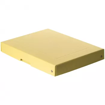 FALKEN PURE škatla za shranjevanje 500 listov pastelno rumena 24,0 x 32,0 x 4,0 cm, 1 kos (22001928000F)