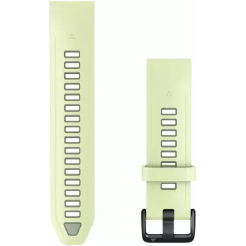 Garmin QuickFit 20 mm silikonski pašček za ure, Lemon/Willow Green, 010-14506-01