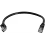 C2G 0,3m Cat6 Snagless UTP patch kabel, črn 83404