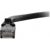 C2G 0,3m Cat6 Snagless UTP patch kabel, črn 83404