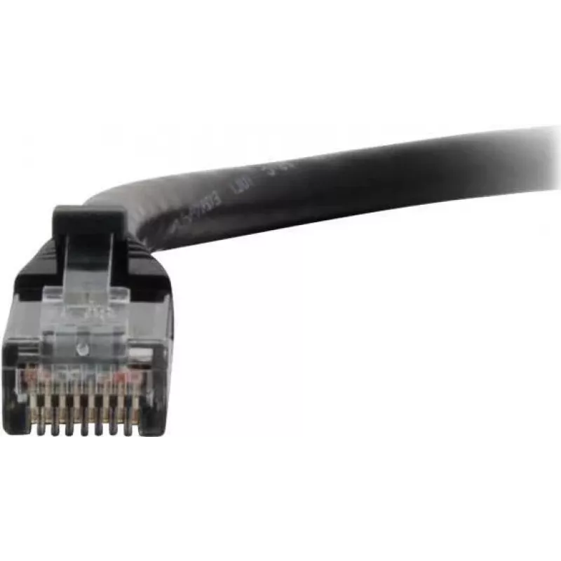C2G 0,3m Cat6 Snagless UTP patch kabel, črn 83404