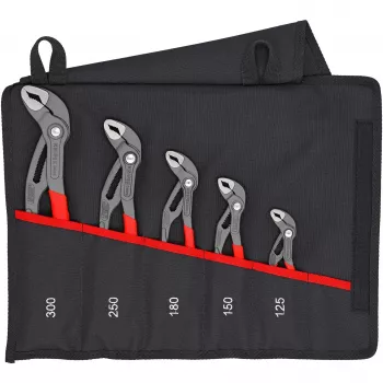 KNIPEX Cobra komplet vodnih klešč 5-delni v zložljivi torbici 00 19 55 S5