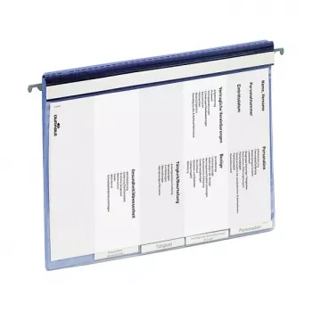 DURABLE osebna mapa z visečo tirnico A4 modra 255406