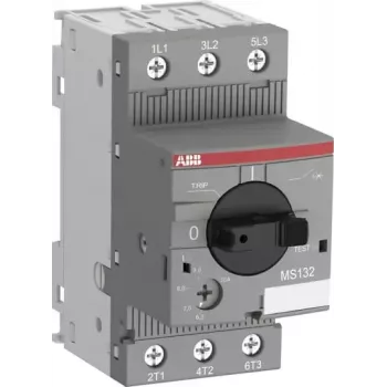 ABB MS132-6.3 zaščitno stikalo motorja, 4,0-6,3 A, 3-polno, termično-magnetno 1SAM350000R1009