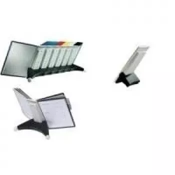 DURABLE SHERPA TABLE 10 namizni referenčni sistem, 10 A4 plošč, črn 563222