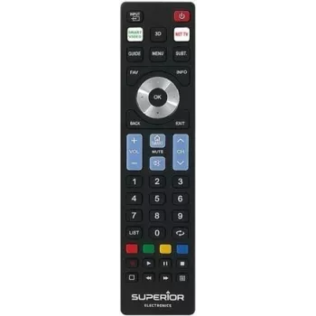 SUPERIOR ELECTRONICS SUPER Ready5 S univerzalni daljinski upravljalnik – črn SUPTRB019