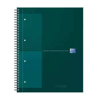 Oxford International Collegeblock zvezek, DIN A4+, s karo vzorcem, trda vezava, spiralna vezava, 80 listov 400191242