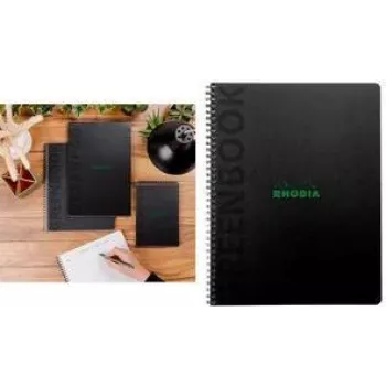 Rhodia Greenbook College Block A5+ karo črn 119934C