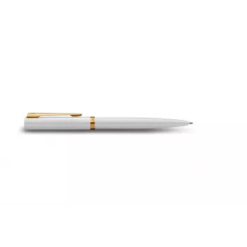 Waterman Allure Impression kemični svinčnik, bel lak, zlati okras, srednje modro črnilo 2225511