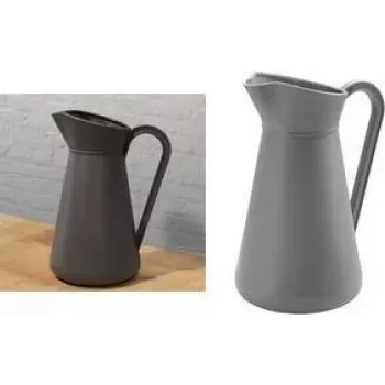 Plastična posoda EDA 5 litrov, siva, z ročajem (010490 G. GL SX)