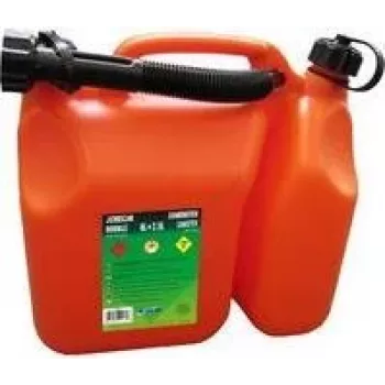 Kombinirana kanta EDA za gorivo in olje 6 L + 2,5 L, dvokomorna, rdeče-črna 010169 O SX6