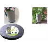 Voziček za rastline EDA s 5 večsmernimi kolesi, videz kamna, antracitno siva, premer 30 cm, nosilnost 60 kg (010940 G. ARD C)