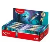 Maped DRAGON plastična radirka, v obliki šminke, twist-out, 20 kosov v stojalu 152025