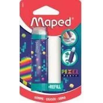 Maped Pixel Party radirka z nadomestnim polnilom, v stilu šminke, blister 152015