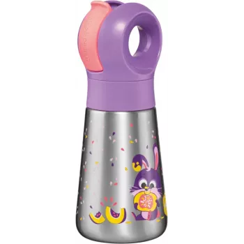 Maped PICNIK izolacijska steklenica za pijačo z motivom zajca 350 ml nerjavno jeklo s slamico 873002