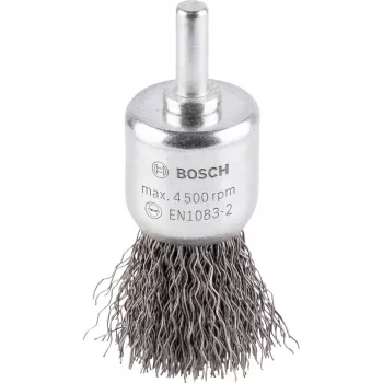 Bosch 1 609 200 269 žična krtača za svinčnik, valovito jeklo, 25 mm, 6 mm steblo