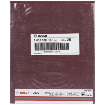 Bosch Best for Metal J475 brusni zvitek P80 100 mm x 50 m 2608608C07