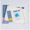 CANSON Montval blok akvarelnega papirja, 160 x 284 mm, 300 g/m², 12 listov, fina zrnatost, lepljen na krajši strani C518408001