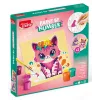 Maped Creativ set za slikanje po številkah Mačka & Zajec - 2 prednatisnjeni plošči, akrilne barve, čopič, od 7 let 907083