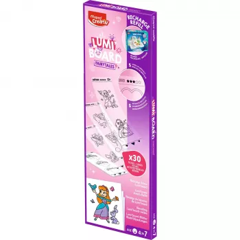 Maped Creativ Princess nadomestni komplet za LED svetlobne mize LUMI BOARD, 20 prozornih listov 907096