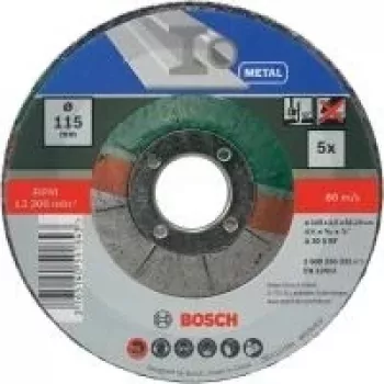 Bosch A 30 S BF rezalna plošča, 115 mm x 1,0 mm x 22,23 mm, vbočen center, 5 kosov 2609256332
