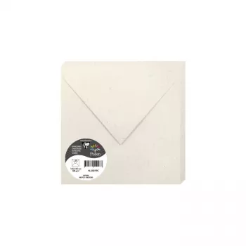 Clairefontaine Pollen Natura ovojnica iz recikliranega papirja, kvadratna, 165 x 165 mm, 120 g/m², posamezni kos 55019C