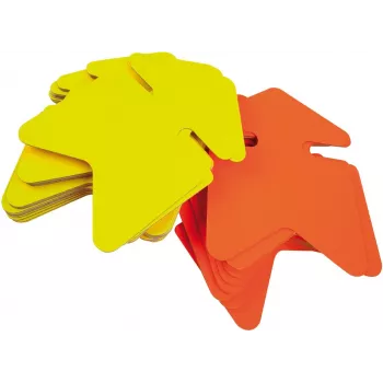 agipa nalepka s simbolom puščice, rumena/oranžna, 160 x 240 mm, dvostranska, 1 kos (022925)