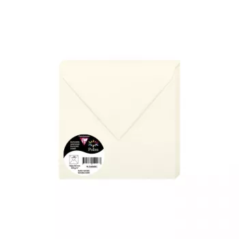 Clairefontaine Pollen kvadratna ovojnica 165x165 mm naravno bela 120 g/m² pH nevtralna (1 kos) 56060C
