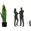 PAPERFLOW umetna rastlina Sansevieria 650 mm PASAN65