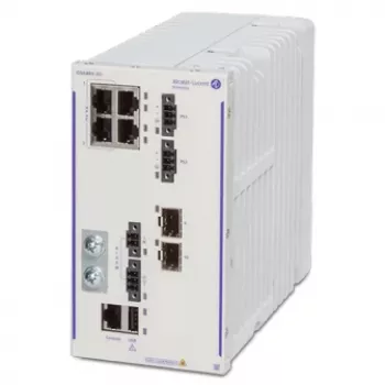 Alcatel-Lucent OmniSwitch 6465-P6 upravljano stikalo L3 s 4x Gigabit PoE+ in 2x SFP, 150W High PoE, montaža na DIN-vodilo/steno