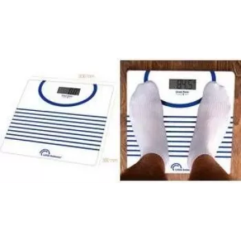 Little Balance LB 8655 digitalna osebna tehtnica Sailor, polnjenje USB-C, brez baterije, 180 kg
