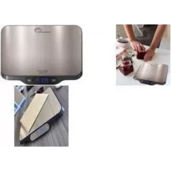 Little Balance LB 8705 c-Parfait digitalna kuhinjska tehtnica na USB-C polnjenje, 5 kg, natančnost 1 g, brez baterije, LCD