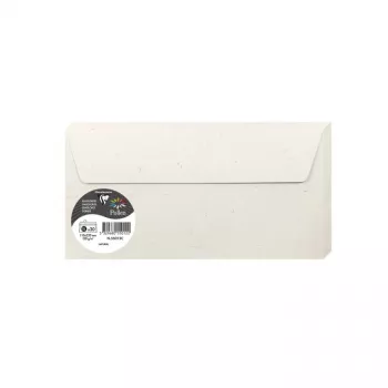 Pollen by Clairefontaine ovojnica DL, naravna 100 % recikliran papir, 120 g/m², 110 x 220 mm, 1 kos (55012C)
