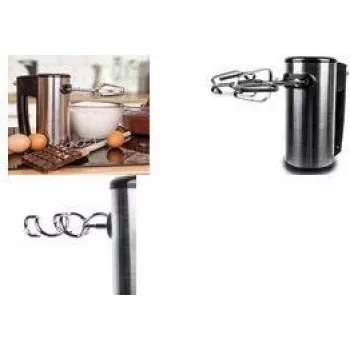 Little Balance ročni mešalnik Inox 400, 400 W, nerjavno jeklo, eleganten črn dizajn z oblogo iz nerjavečega jekla (LB 8460)