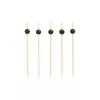 PAPSTAR nabodala za prigrizke Black Pearl, 125 mm, bambus, 200 kosov 11300